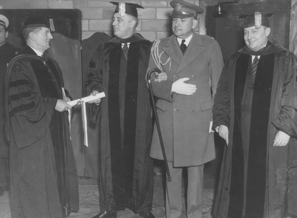 TempleUniv's tweet photo. Temple has hosted quite a few of America's leaders over the years. #PresidentsDay2018 https://t.co/fEK9HnkEQf