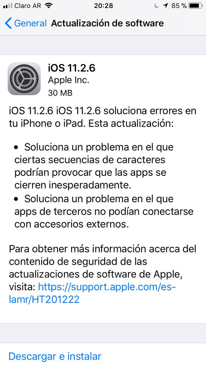 damiantiscornia's tweet image. #ios1126 ya disponible solucion problema #Telegu