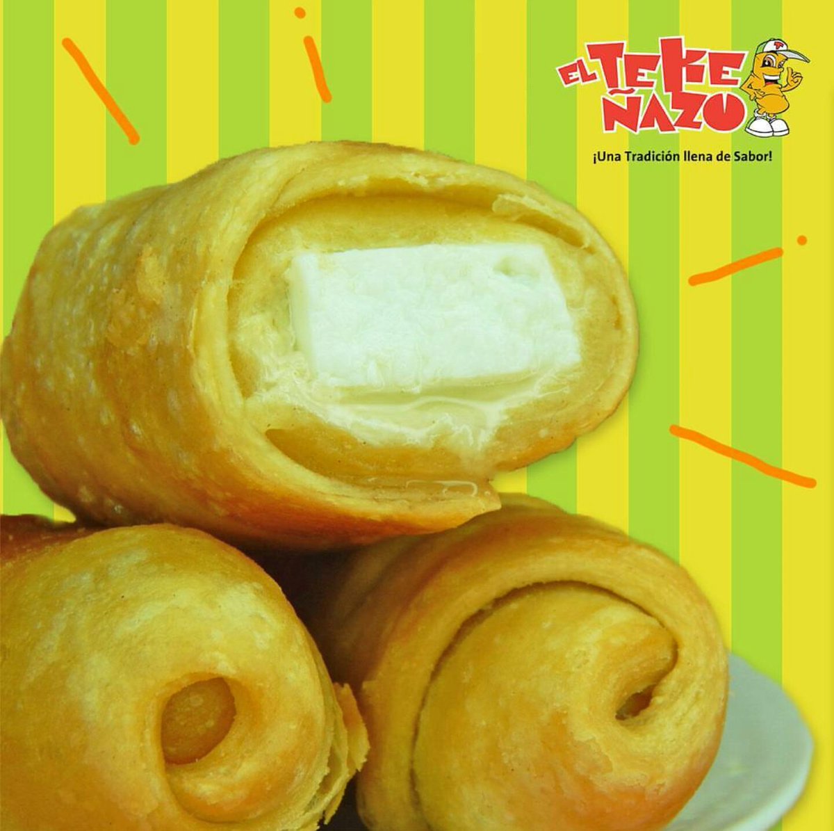 eltekenazo's tweet photo. Les confesamos que a veces no queremos dejar lo tradicional, porque es lo que siempre resuelve, lo que más gusta; o incluso, lo que llevas en el corazón como una marca de donde vienes.

Y #ElTekeñazo y los tequeños de queso, definitivamente somos de #Venezuela. https://t.co/GUHmlFpVKl
