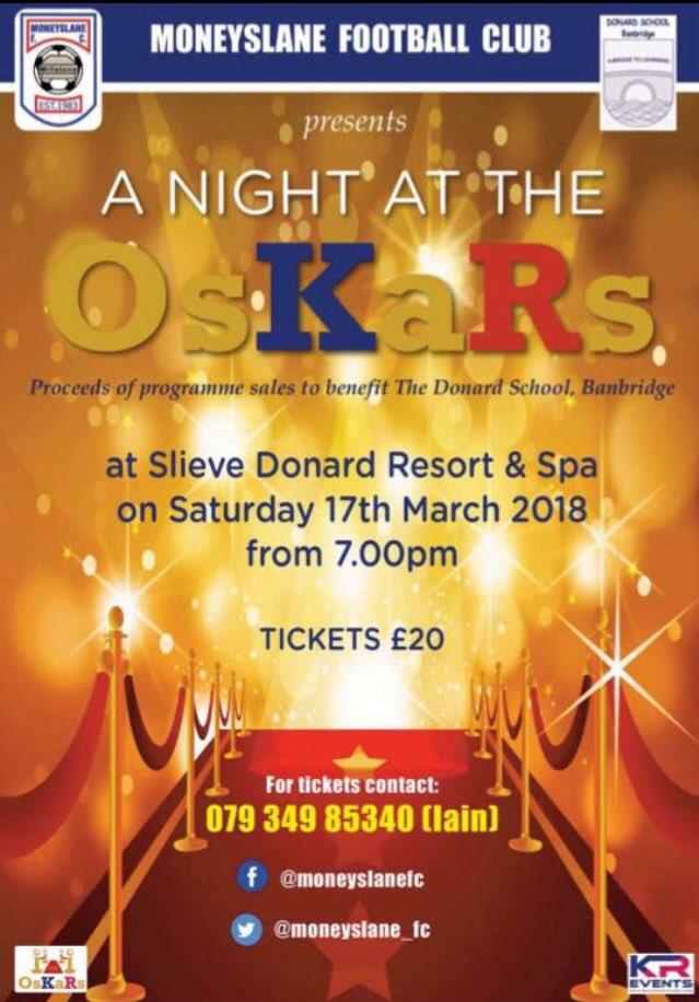 Looking forward to this!  Some super acting talent and great fun at rehearsals this evening! 🎬🏆  <a href="/moneyslane_fc/">Moneyslane F.C</a>        #Fundraising #GetYourTickets #Moneyslane #SouthDown