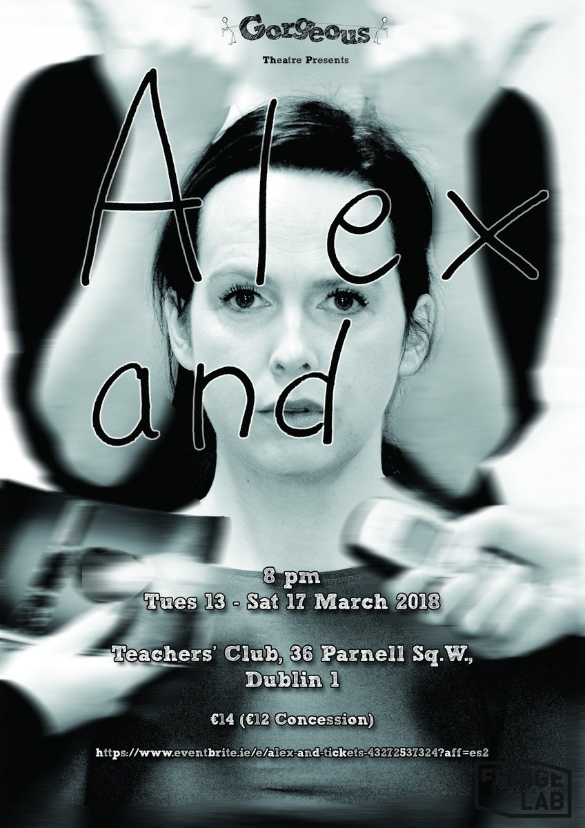 gorgeoustheatre's tweet photo. Our second production, 'Alex and' - an original piece of writing. Ticket page are below:  https://t.co/CZ7ASEXvCs
https://t.co/R41z2u9BbC 
Come see! https://t.co/Blobd3DP1M