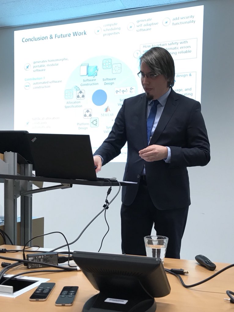 SoftwareQLab's tweet image. We congratulate our former s-lab colleague Uwe Pohlmann @upohlm, now researcher at @FraunhoferIEM, to his successful PhD defense at @unipb last Friday. Title of his thesis:
„A Model-driven Software Construction Approach for Cyber-Physical Systems“ Well done! ✅ 👍