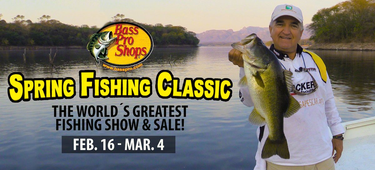 Aprovechen las ofertas de primavera de @BassProShops desde este 16 de febrero hasta el 4 de Marzo. Es la oportunidad de hacerte de ese equipo que tanto has deseado, inicia la primavera pescando en ¡GRANDE! #springfishingclassic