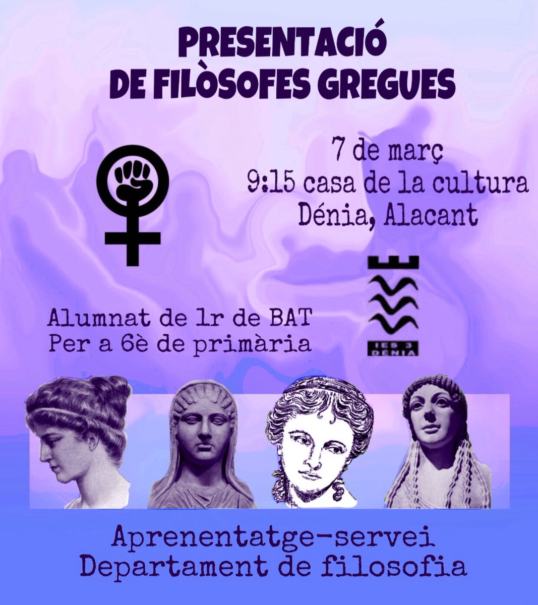 OscarV_RS's tweet photo. Història Alternativa de la Filosofia (II) https://t.co/0PjkhMpKu5 #FilosofiaDeniaIES3 #DonesFilosofia #FilosofiaPV #Feminisme #Feminismo #FiloDenia #Educació #educación https://t.co/bqg5AWhLnK