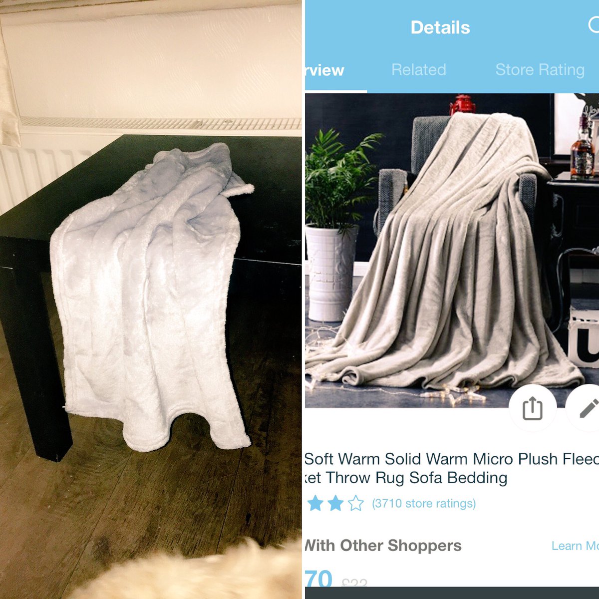 Danniepow's tweet photo. When I think I’m getting a good deal on @WishShopping ... 👀👀👀😂😂😂 #doneover #duped https://t.co/krpEC5zvG3