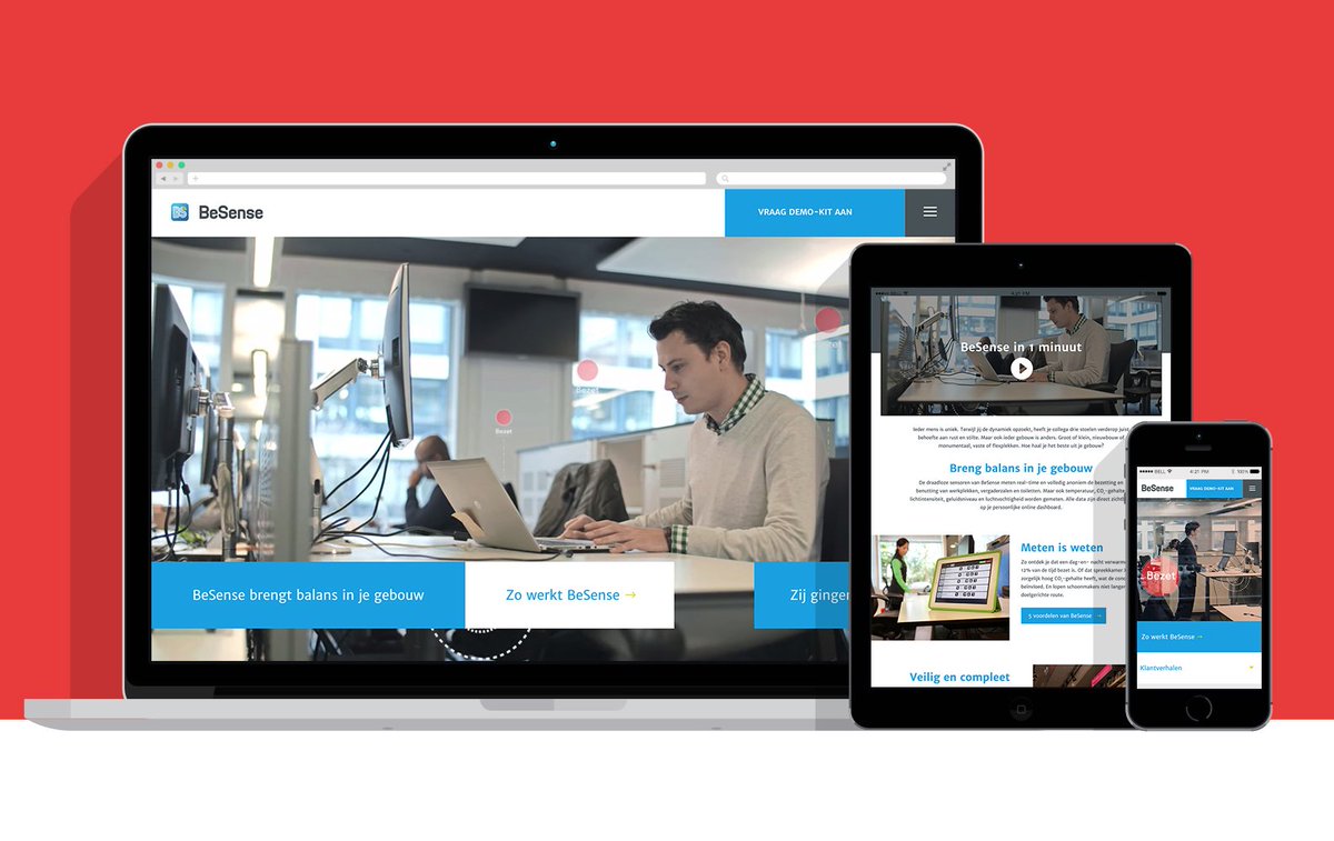 Redactiegasten's tweet photo. Voor @BeSense_ maakten we een aangescherpte positionering, messcherp gepresenteerd op een volledig nieuwe website. Gecombineerd met inspirerende klantverhalen en een brandmovie. Check 👉 https://t.co/TQtybwi9Xc https://t.co/aZhv5QTNcQ