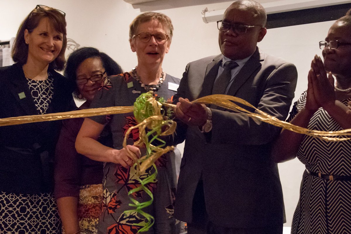 50kHappyBdays's tweet photo. Tonight #50kHappyBirthdays was officially launched! Ribbon cut by the Permanent Secretary of the Zambian Minister of Health, together with @world_midwives,  the midwives association of Zambia and Malawi and @LaerdalGH https://t.co/91JzPnD5W7
