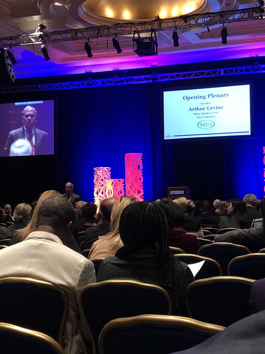 paaige's tweet image. #AIEA2018 Arthur Levine