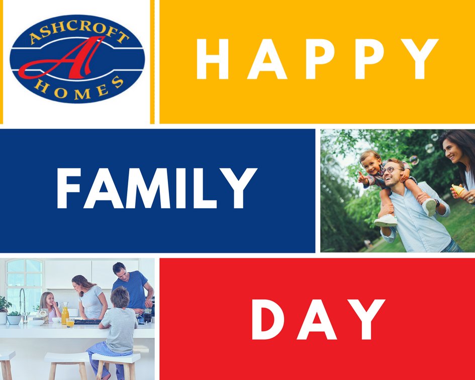 Happy family day from the Ashcroft Homes family to yours #buildingyourlifestyle