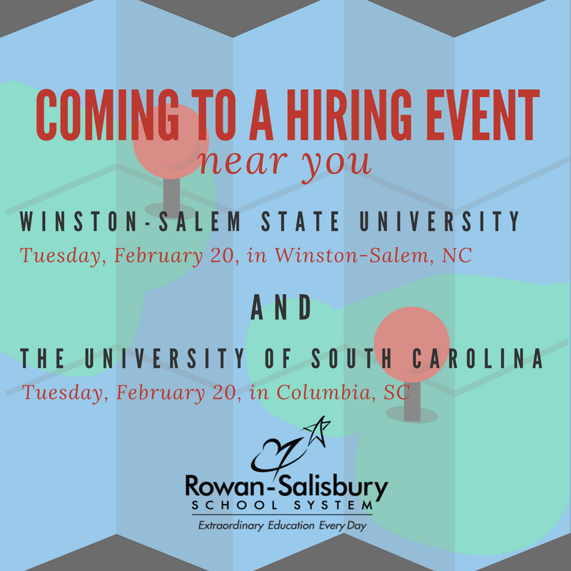 rsss_jobs's tweet photo. We're heading to recruiting events in North and South Carolina tomorrow. Can't wait to meet some Rams and Gamecocks! #futureteachers #RSSRecruits @UofSCEducation @WSSURAMS https://t.co/0RKOCkO3QX