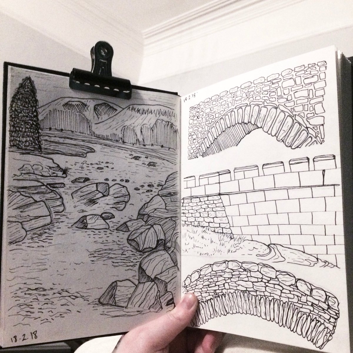 afterhoursillo's tweet photo. Sunday’s #sketch ✏️ just a few #landscapes and #bridges

#illustration #illustrator #nature https://t.co/U7ZkFCbWs8