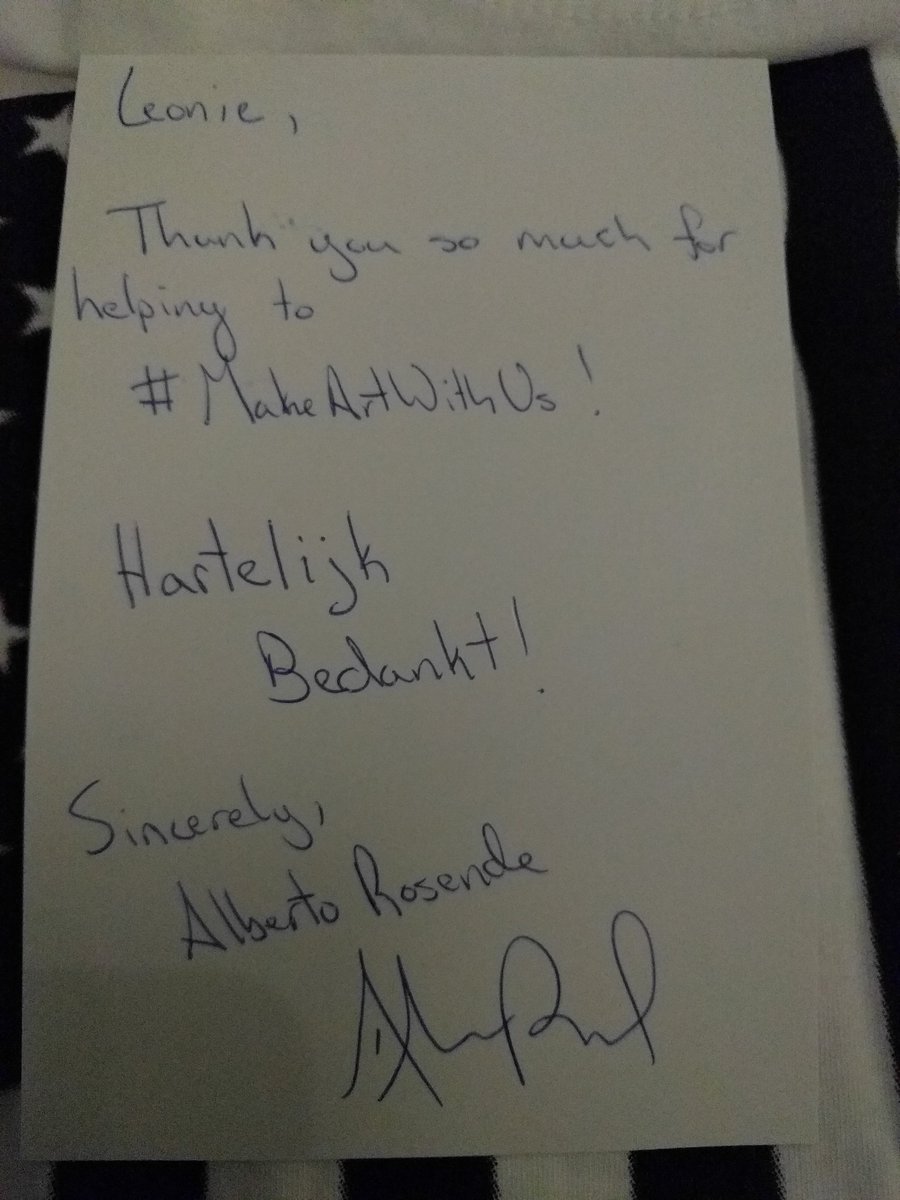 leetje's tweet photo. Shirt received! Thanks @arosende (bonus points for the written Dutch!) @Diego_Rosende @AmericaDoc, happy to have been able to contribute to this amazing project ❤️ #MakeArtWithUs https://t.co/7jOb6j09to