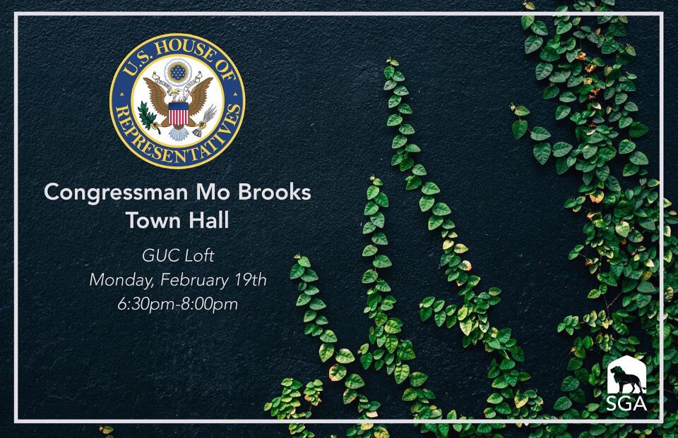 unastudents's tweet photo. Do you know what’s better than talking about the government on Twitter? Talking to your congressman in real life. Tonight. Be there. #unastudents https://t.co/RsS9VeKwXz