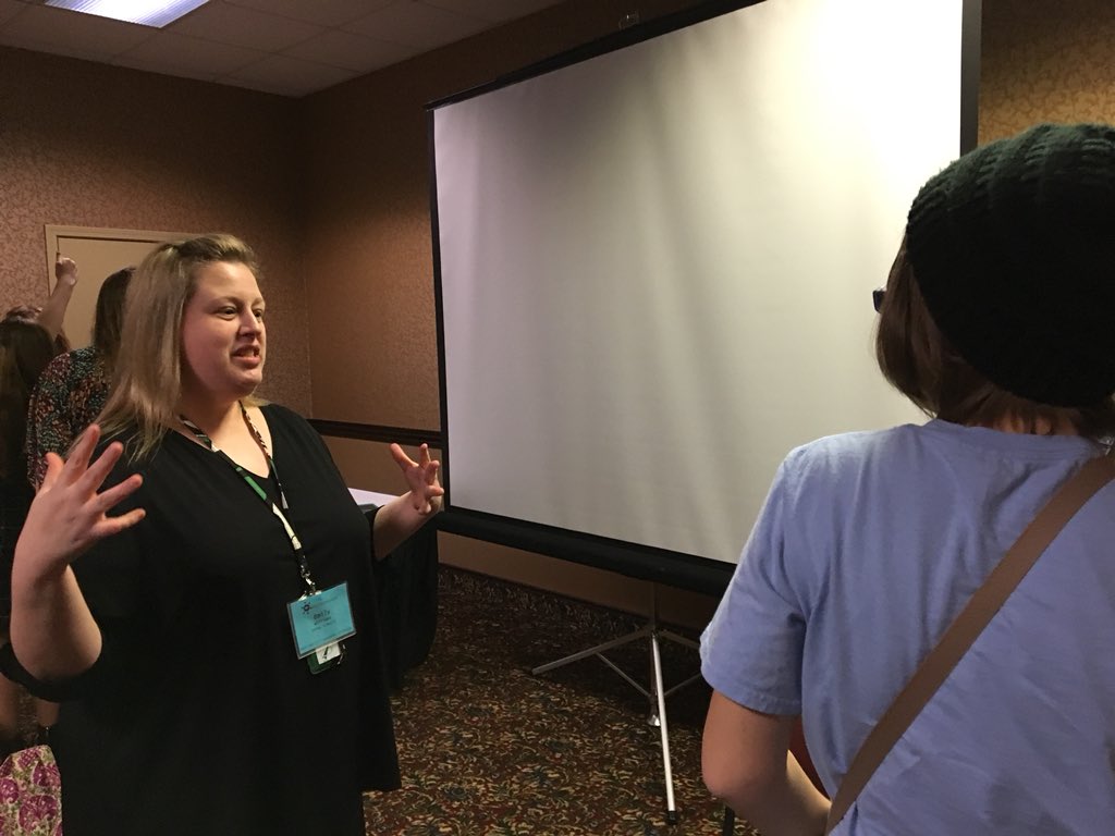 JSchmidt435's tweet photo. Be the change! How stories can be a conduit for change!! Great presentation @ewilliams_78! #KSCivics #kche https://t.co/7YiRKRtGIQ