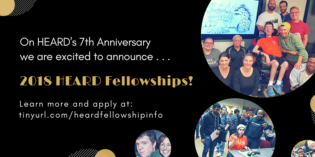 behearddc's tweet photo. HEARD 2018 FELLOWSHIP APPLICATIONS ARE OPEN!

Application submissions will be accepted in #ASL or written English &amp; we must be submitted by NOON EST on March 16, 2018.

For more information on eligibility, stipend &amp; more, please visit:
https://t.co/4i3qBPm2to

#DeafInPrison https://t.co/QM2YysrFZB