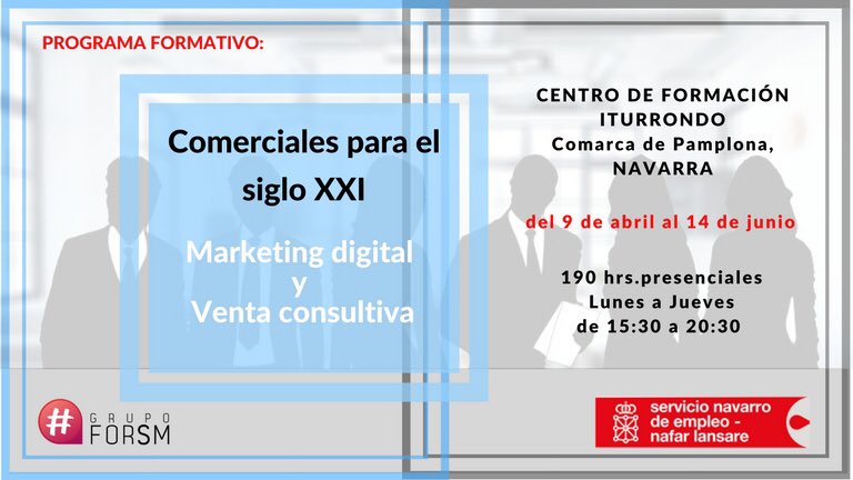 ForSM1's tweet photo. ÚLTIMA HORA|| 
Abiertas inscripciones 
IV Edición #ComercialDigital #Pamplona +Info ⬇️⬇️⬇️
https://t.co/9kXD2287VH https://t.co/GE0H73Zrvx
