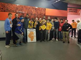 CCHSCorsairs's tweet photo. Riley Palm '19 earned the title of 2A 138 State Champion this weekend. He is the first Carmel wrestler to earn this honor! #MYCarmel @CarmelCorsairs https://t.co/z4NOCNQ1Kn