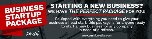 Function6's tweet image. STARTING A NEW BUSINESS?
We’ve been there. We understand the challenges of starting and branding a new business.
WE HAVE THE PERFECT OPTION!
We have developed a business startup package that will give you a professional look and help you on your way to world domination!