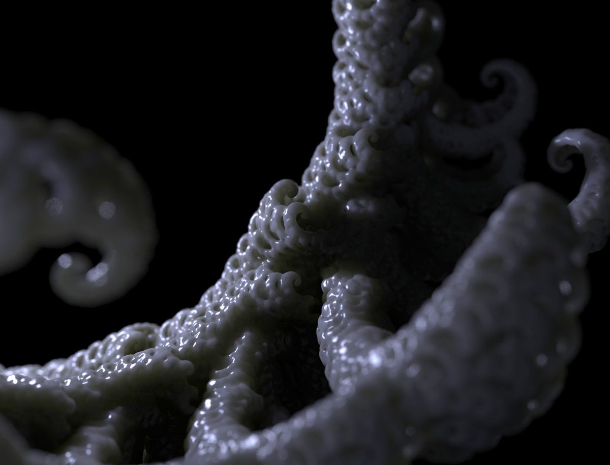 morfklasm's tweet photo. #fractal #abstractart #darkart #art #rendering #chaos #3dart @KeyShot3D #3DModeling #ArtOfTheDay #artnews #3dfordesigners #render #alien #scifi #organic #3dgreece #panthimis https://t.co/r8vfty0LaC