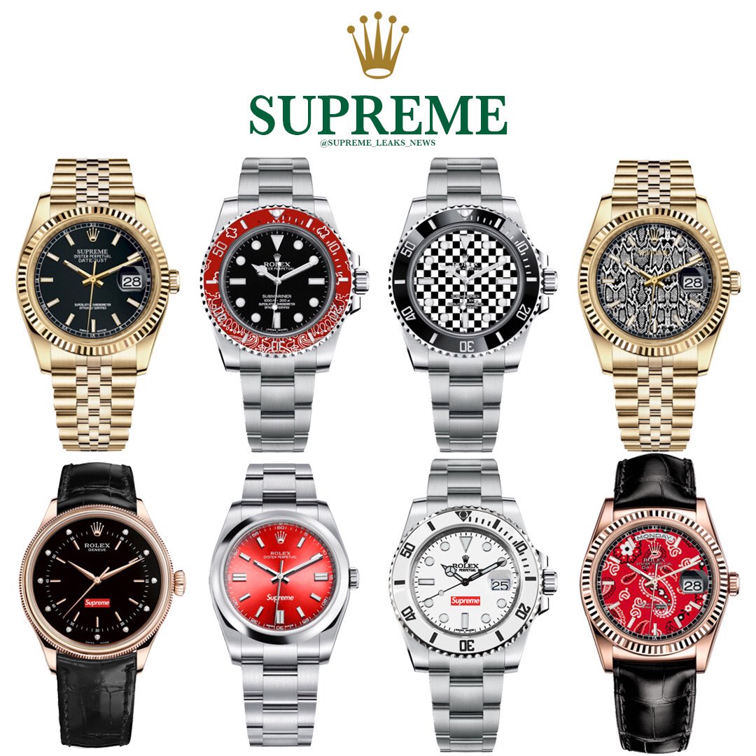 rolex supreme watch