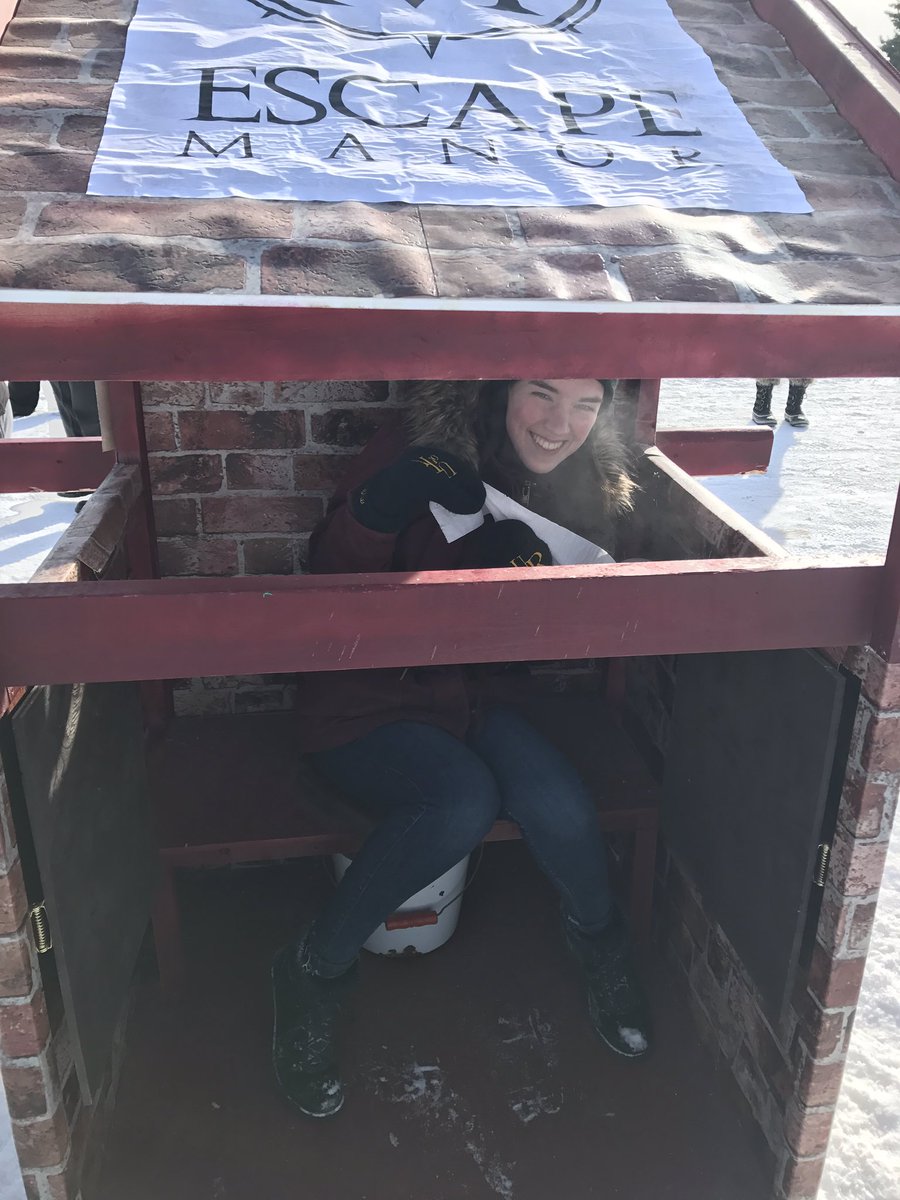 EscapeRegina's tweet photo. Our rider is ready! #waskimo18 we partnered with @JaletaPacers again to defend our title! #goldenplunger #escapethecold https://t.co/FslVO2uMvU
