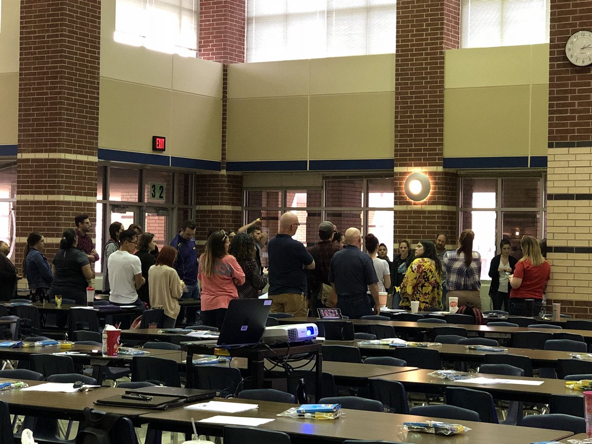 NISDSTEVENS's tweet photo. FALCON TEACHERS PARTICIPATING IN PROFESSIONAL DEVELOPMENT WITH @CounsdeptSHS #teachers #stevensinspired https://t.co/VThFnEWCLk