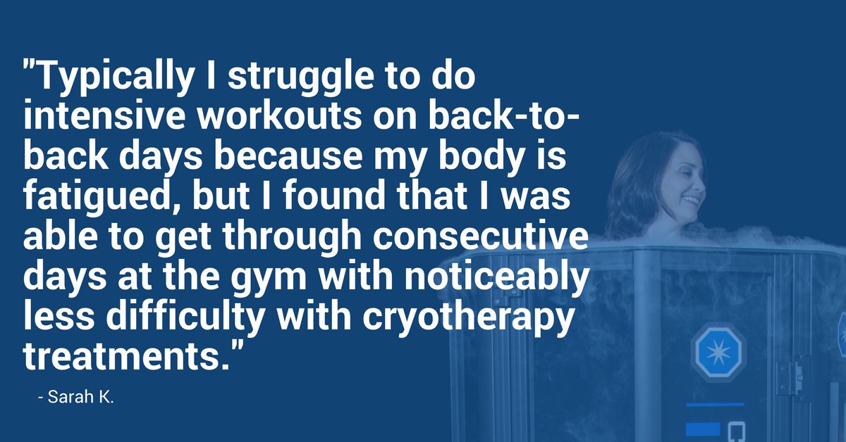 impactcryo's tweet photo. Cryotherapy helps athletes + fitness enthusiasts recharge after workouts! Add cryotherapy to your fitness facility to provide a unique recovery experience: https://t.co/qYmzIDR41M https://t.co/dv2ohTa4ON