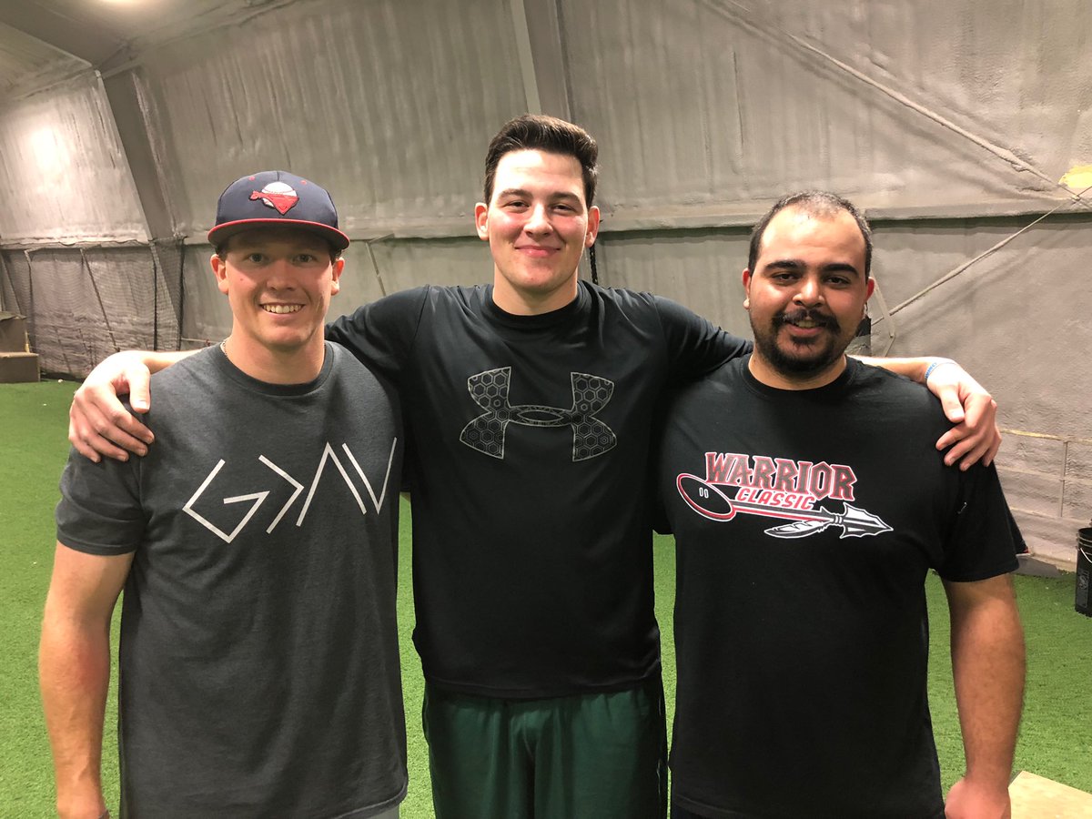 milescityoutlaw's tweet photo. A Huge thank you to @Caleb_Frare & @BracWarren31 for impacting our facility all winter long. Great to have you 2 home. Thanks Chance for being a big part of them getting read !
#Realguys #Uturn #Kaleb #Brak #Powerarms @Baseball406 https://t.co/7AaqNN3vjw