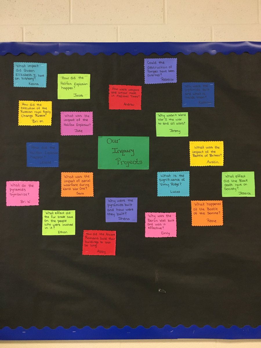 Ms_S78_LDSB's tweet photo. @trev_mackenzie @LimestoneDSB @MollyBrant_LDSB We are diving into open inquiry history projects. I am blown away by the topic & questions my Ss have come up with. This is scary, exciting, empowering and so much more #choicematters #learnwiththem #engagement https://t.co/ARuXpFLnZM