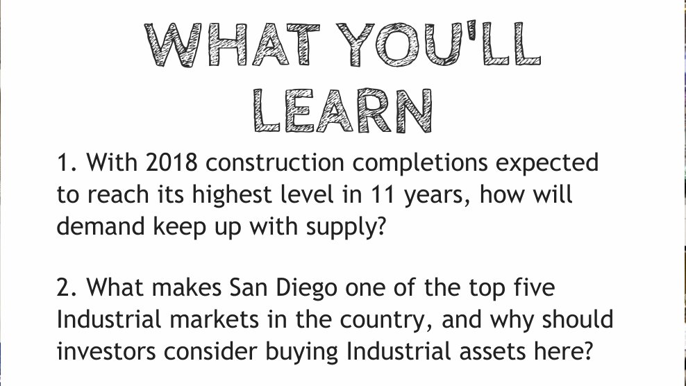 kcmgroupinc's tweet photo. What is the current industrial landscape in #SanDiego? @Bisnow is hosting an event includes speakers from @RAFPacifica @BadieeDev @RexfordProperty @JLL_SanDiego @CushWake Check it out here: https://t.co/wg4vfqfkVa https://t.co/lGKj5RjVYj