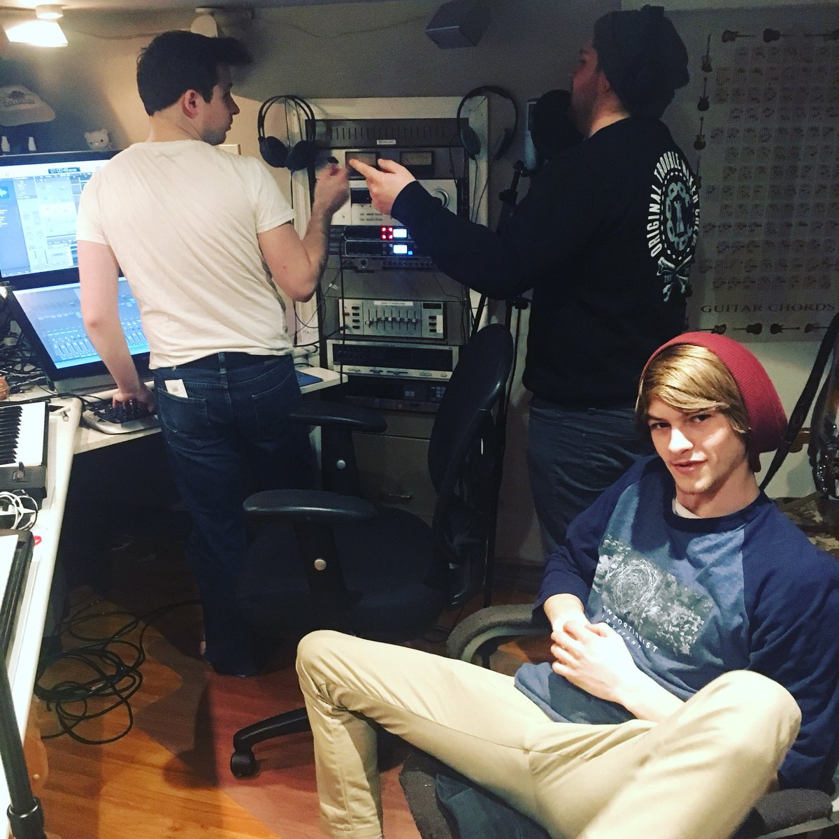 ATWasteland's tweet photo. #HappyFamilyDay! We’re hard at work on album 2! https://t.co/5FbMuHEYMR