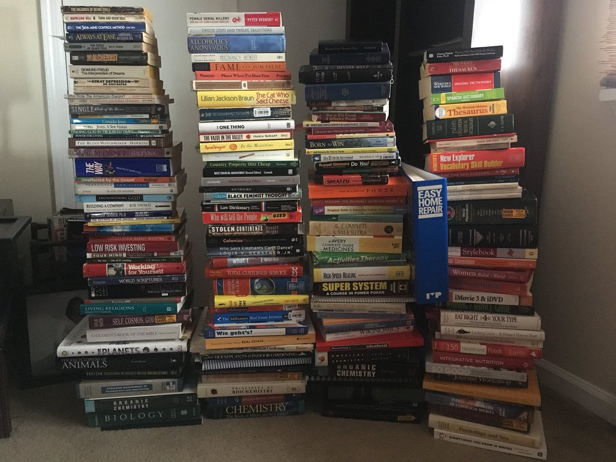 KeishLikeFood's tweet photo. Tidying books. Which sparks joy? No opening or reading allowed. #HouseCleaning #amreading #author #amwriting #AuthorLife #Mompreneur #womaninbiz #getorganised #betteryourselfwith #tidying #bookworms #bookworm https://t.co/9HtmtDpq3W