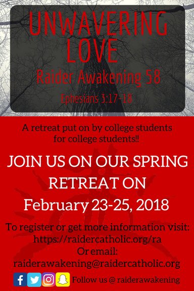 RaiderAwakening's tweet photo. Keep spreading the word, only 4 more days!! #UnwaveringLove #RA58 https://t.co/utbkAr5G5t