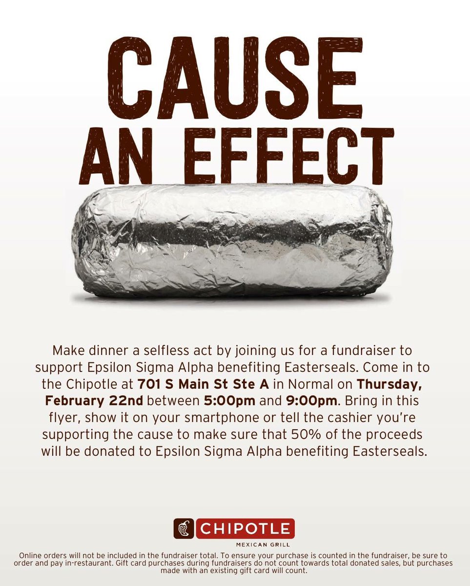 ESAISU's tweet image. Who can resist Chitpole??? Not us! Come out &amp;amp; support Easterseals this Thursday between 5-9 p.m. by showing this flyer!