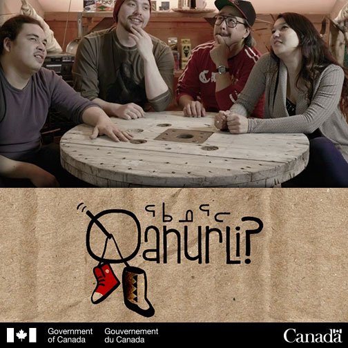 GCIndigenous's tweet photo. DYK: February is #Inuktitut Language Month? Celebrate by watching  @QANURLISHOW , a comedy show entirely in #Inuktitut!  📺 Catch episodes from seasons 5 and 6 on APTN: https://t.co/1zFewJj8p9 https://t.co/519k2bcAtB