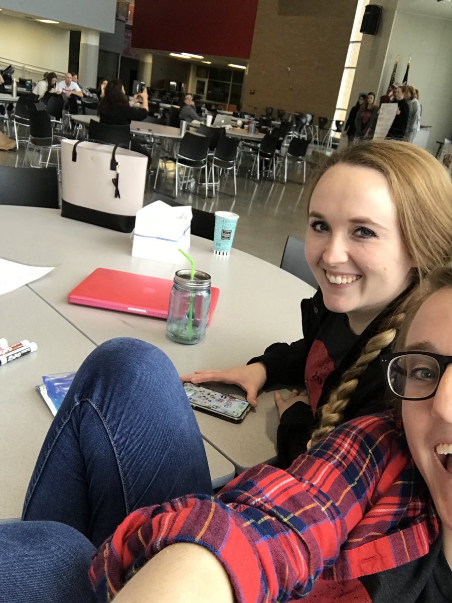 Kailey_Hughes's tweet photo. We just defeated the zombie apocalypse, and now to lesson planning. #m9rocks #LISDculture https://t.co/0knRIlcn4z