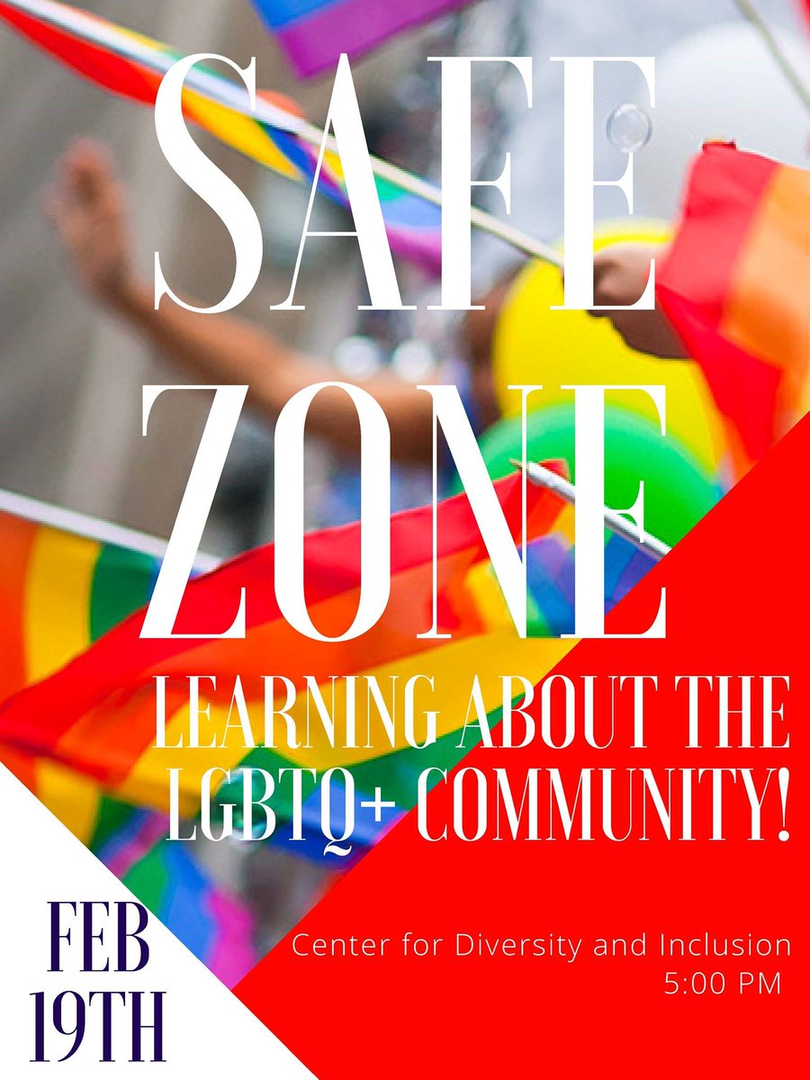 TONIGHT at 5pm. Heth 157. Open and FREE to all. #InclusiveCampus #LoveYourLGBTQneighbor