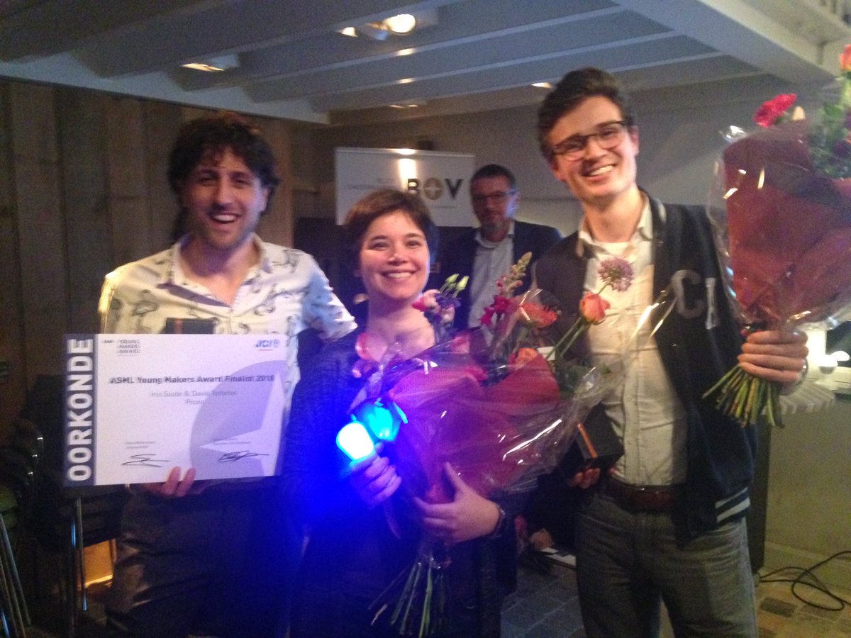 Door naar de BOV award night is @somnoxtherobot en @picoo. Gefeliciteerd kansmakers AYMA 2018. Geweldige avond.