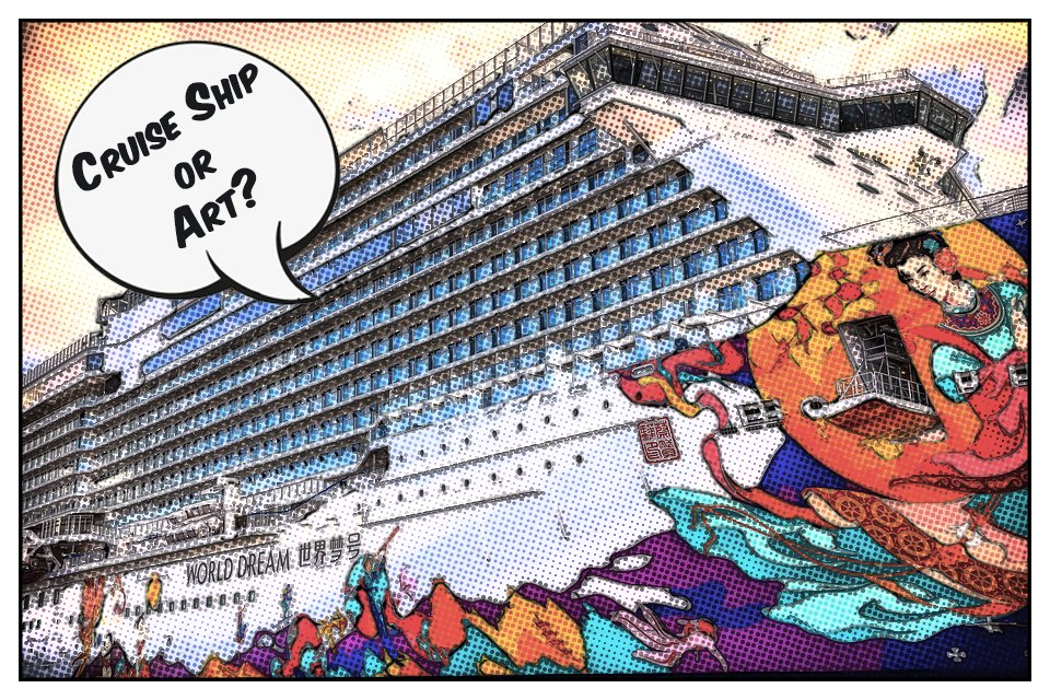 Cruise ships now-a-days....Are they ships or art or working art pieces? @DreamCruisesHQ