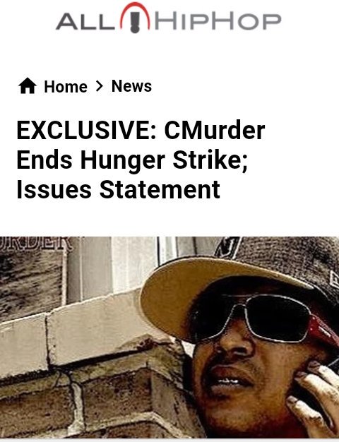 MoreMusicMoreMo's tweet photo. Breaking @trucmurder issues a statement and his brothers visited him over the weekend @SilkkTheShocker #PMiller #PMillerSr @TMZ @TMZLive #CourtTV @allhiphopcom @AHHnews https://t.co/LUkI7nvFLi #TRU #Bossalinie #TammyTyPage #JamesParker https://t.co/Il2bR0T2rf #HungerStrike over https://t.co/ao0Ksn4vSk