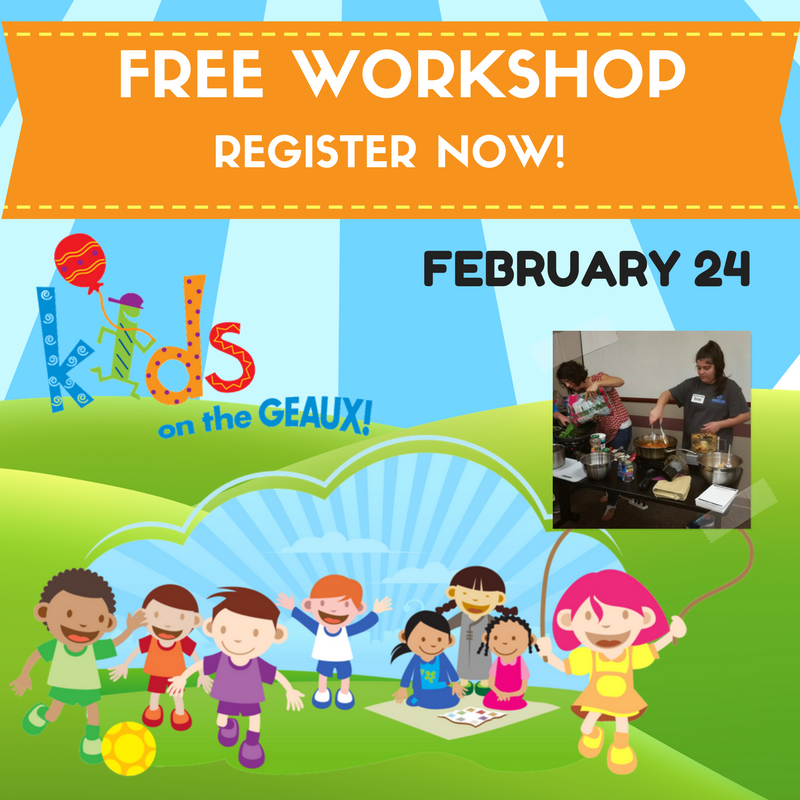 wfoundationinc's tweet photo. Let's get moving! Our free KOTG workshop is this Saturday. Register now: https://t.co/FuiLob3hZH #KidsOnTheGeaux #LouisianaFitKids #HealthyKids #PhysicalFun #HealthyHabits https://t.co/pL1hlBt4hU