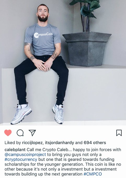 Everyone go follow @SweetHandsPlant! He is our first ever @CampusCoinORG sponsored athlete and scholarship<a class="tags" target="_blank" title="On Twitter" href="/?out=eyJ0eXAiOiJKV1QiLCJhbGciOiJIUzUxMiJ9.eyJpYXQiOjE3MjA1MzY0MTMsImlzcyI6InR3cG9ybnN0YXJzLmNvbSIsIm5iZiI6MTcyMDUzNjQxMywiZXhwIjoxNzUyMDcyNDEzLCJyZWRpcmVjdF91cmwiOiJodHRwczovL3R3aXR0ZXIuY29tL1N3ZWV0SGFuZHNQbGFudCJ9.4zwzl7LPwpNLNVZC_NR8RMWQYZyHTK2lDyzTk9n9x5liZOcYMYDPRIkMDbgyEIxLpth55joK3QHmJJ1QGa_zlg">@SweetHandsPlant</a><a href="/tag/campuscoinproject"class="tags"><span>#campuscoinproject</span></a><a href="/tag/cryptoforstudents"class="tags"><span>#cryptoforstudents</span></a>