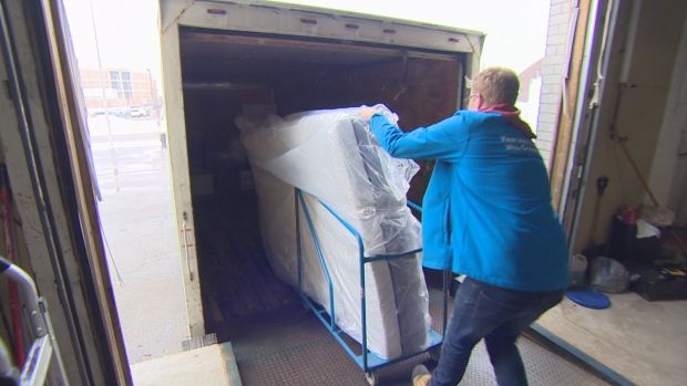 CBCToronto's tweet photo. Call goes out for donations amid hard times at Toronto's Furniture Bank https://t.co/hA735ZaYo7 https://t.co/apJl9H1ZSe