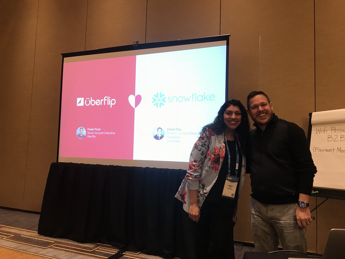 Excited to be hit with some ABM knowledge from <a href="/preetipinch/">Preeti Pinch</a> @danielgday #B2Bmx #ABM