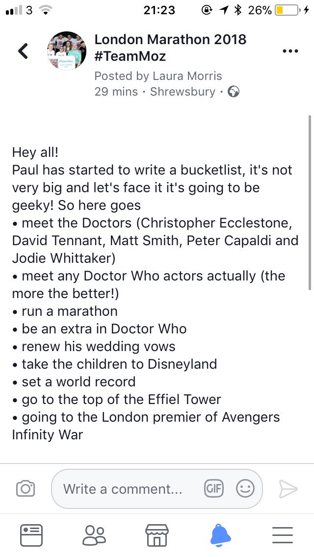 steph_tough's tweet photo. Please can you help @mozman1981 complete his #bucketlist @piersmorgan @RuthieeL @LornaFitz0 @SarahMillican75 @GaryBarlow @MrPeterAndre @SimonCowell https://t.co/BVRnK2gtSj
