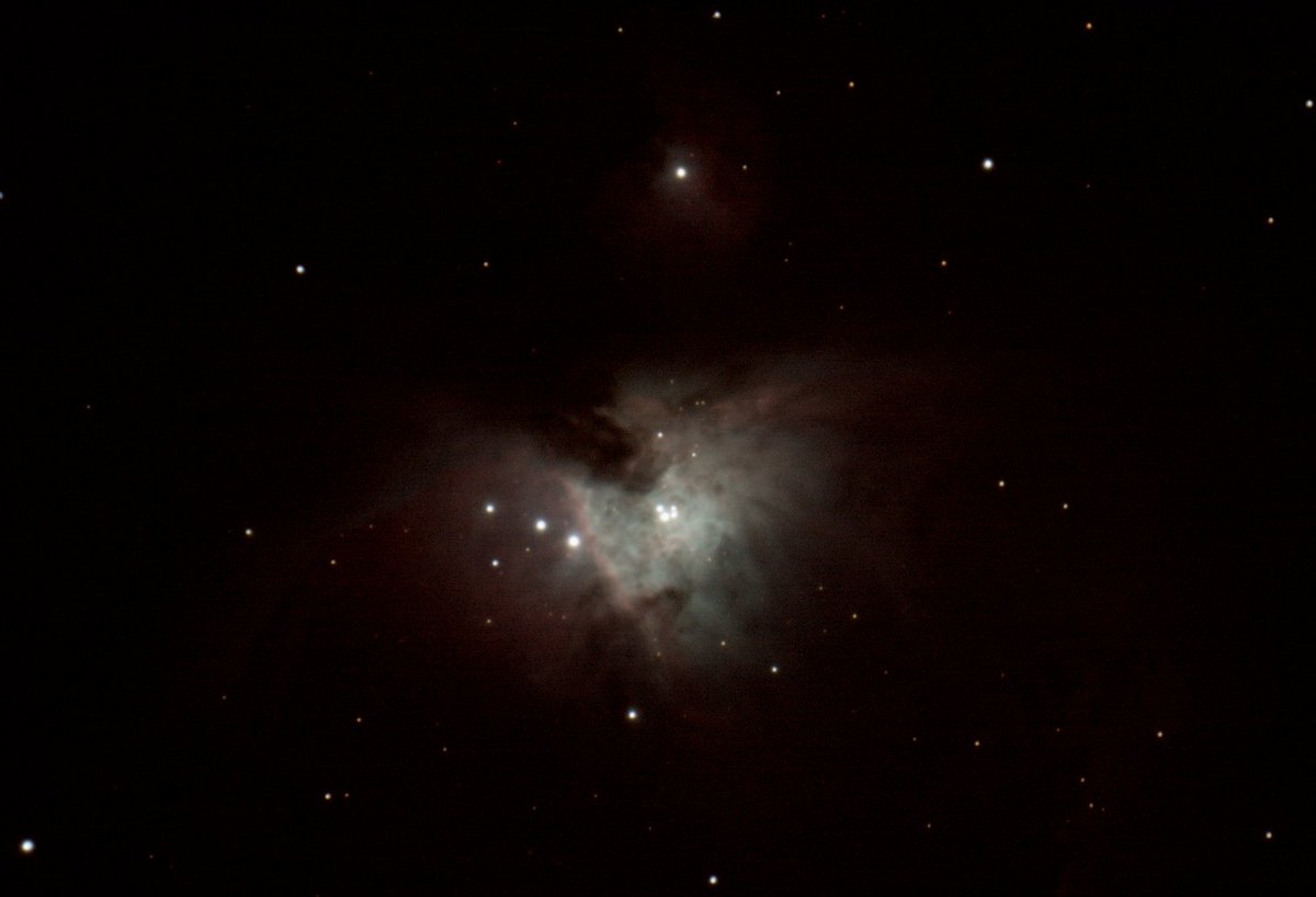 First time photographing Orion Nebula