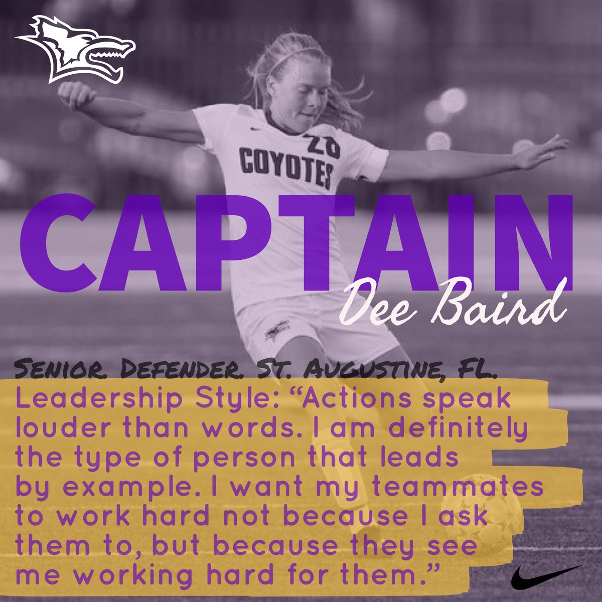 KdubWSoccer's tweet photo. Captain material. Unanimous team selection. #twitterlessDee https://t.co/U1OYonVCMk