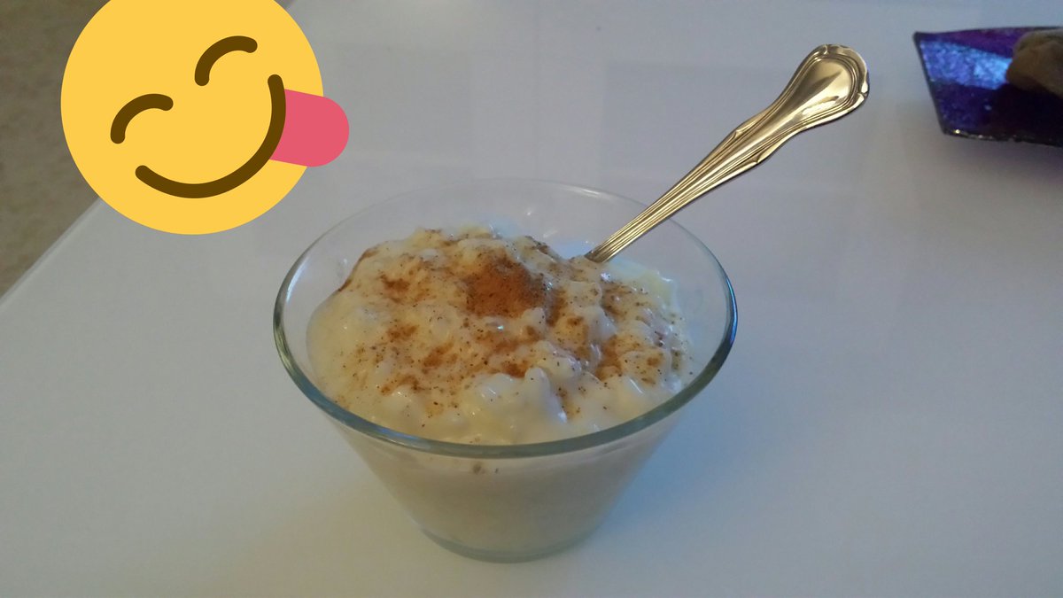 JMariRM's tweet photo. No he probado arroz con leche más bueno que el de mi tia Antonia...mmmm https://t.co/T6MjW60i4a