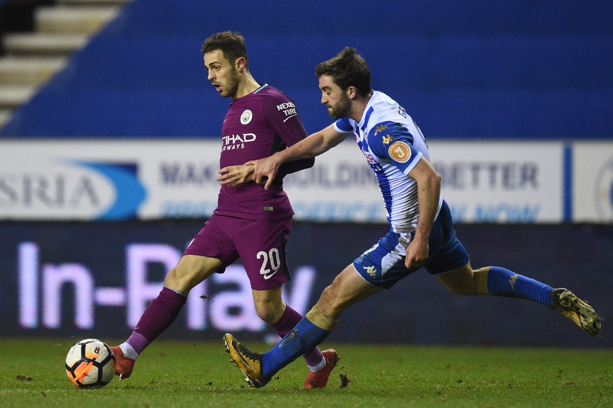 SkyFootball's tweet photo. FULL-TIME!

Wigan 1-0 Man City. @LaticsOfficial end @ManCity's bid for the quadruple this season!

Recap here: https://t.co/iLmW8Jst30 https://t.co/M40U0ku8L1