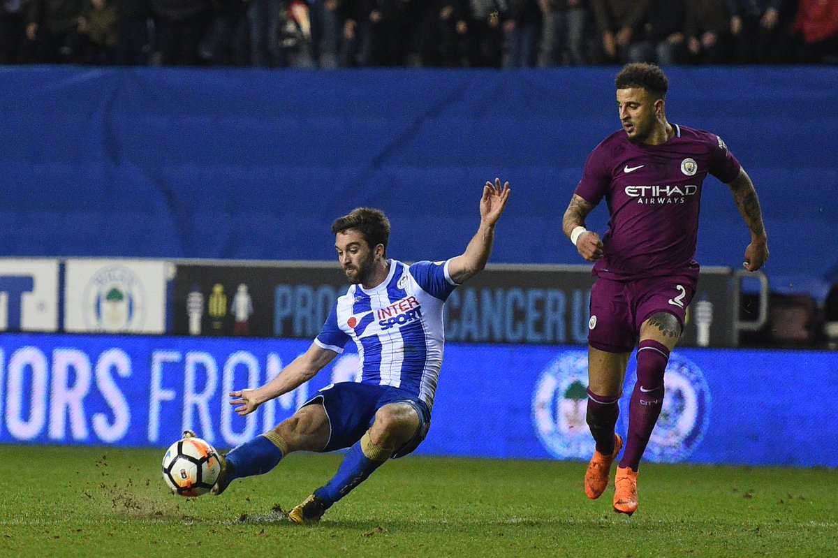 SkyFootball's tweet photo. FULL-TIME!

Wigan 1-0 Man City. @LaticsOfficial end @ManCity's bid for the quadruple this season!

Recap here: https://t.co/iLmW8Jst30 https://t.co/M40U0ku8L1